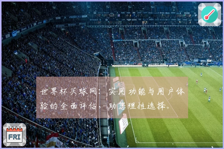 世界杯买球网：实用功能与用户体验的全面评估，助您理性选择。