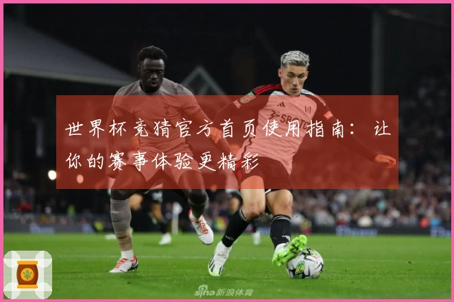 世界杯竞猜官方首页使用指南：让你的赛事体验更精彩